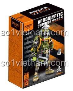 Hộp sản phẩm đồ chơi lắp ghép FUNIFY W9100 Apocalyptic Survivor Hans