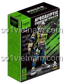 Mô hình FUNIFY W9101 Apocalyptic Survivor: Nate và hộp sản phẩm