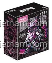 Hộp đựng bộ lắp ghép Mèo máy YOYO Biệt đội Mèo FUNIFY W9201-B, đồ chơi mô hình robot mèo biến hình, màu hồng đen xám, độ tuổi 14, giá tốt