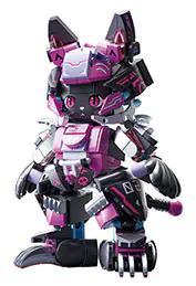 Mèo máy YOYO Biệt đội Mèo FUNIFY W9201-B bộ lắp ghép, đồ chơi mô hình robot mèo biến hình, màu hồng đen xám, độ tuổi 14, giá tốt