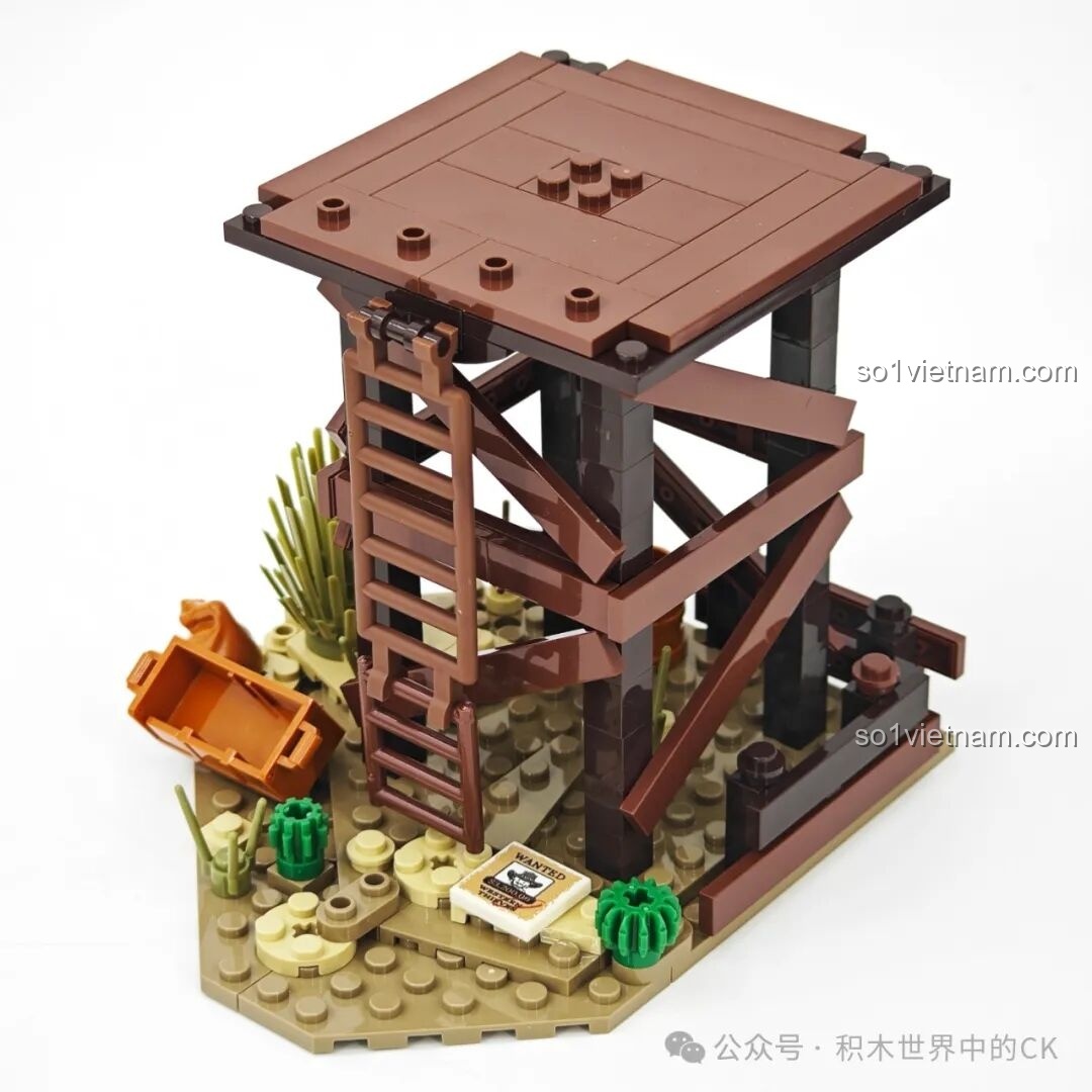 Hình ảnh minh họa bước lắp ráp thứ tám của bộ Funwhole F9036.