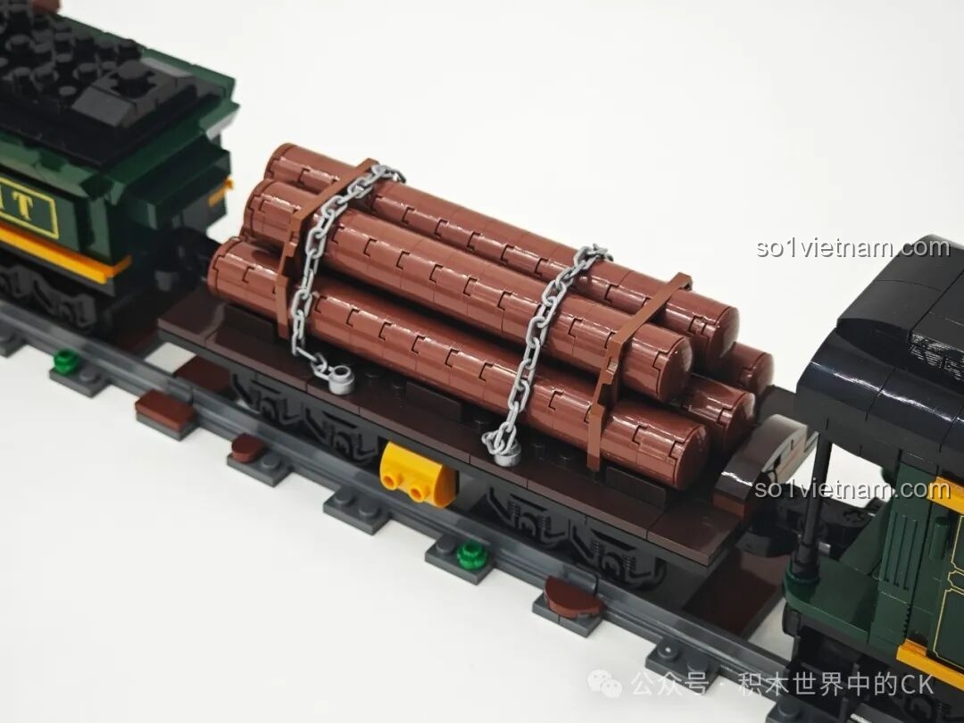 Mô hình tàu hỏa Funwhole F9036 đã hoàn thiện.