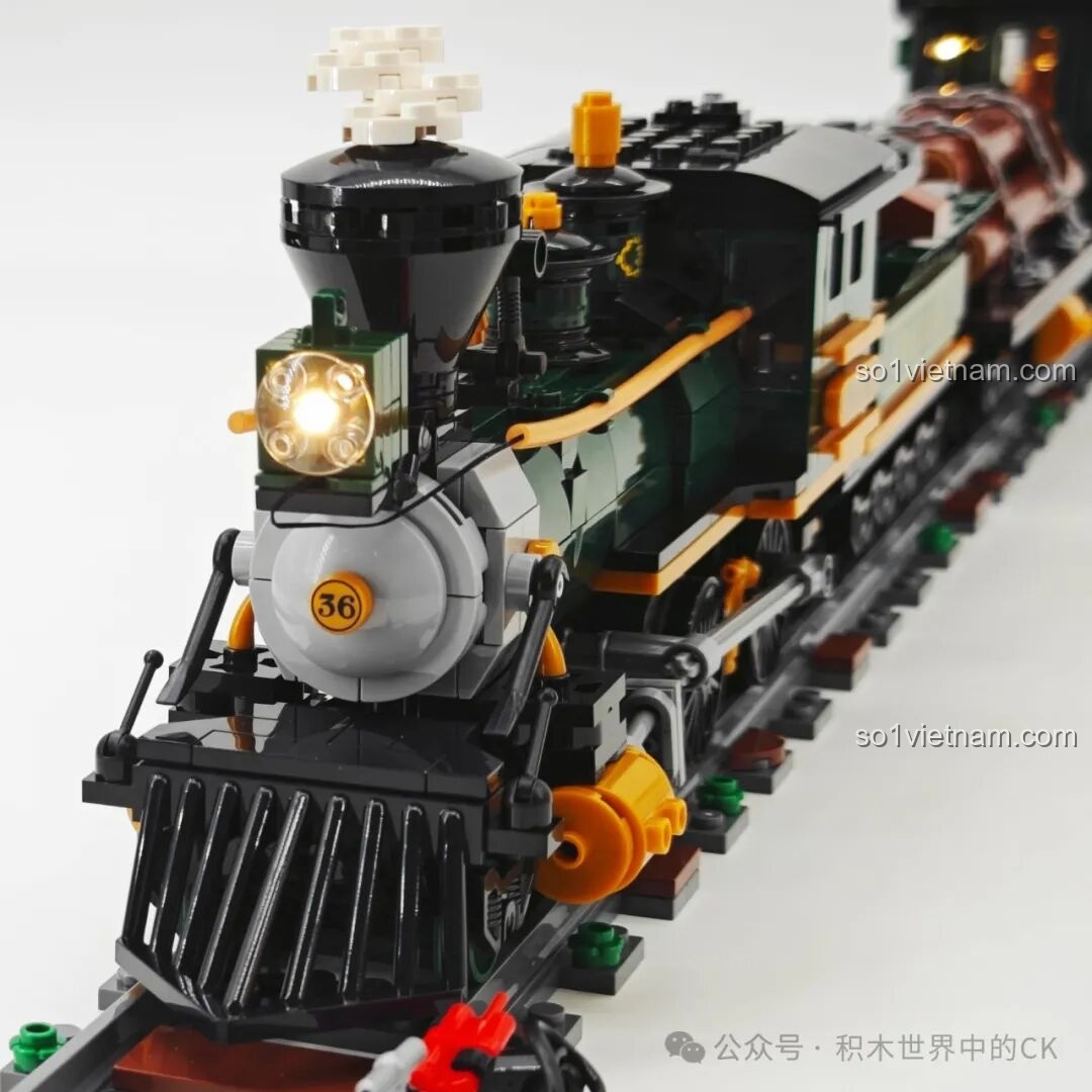 Mô hình tàu hỏa Funwhole F9036 đã hoàn thiện.