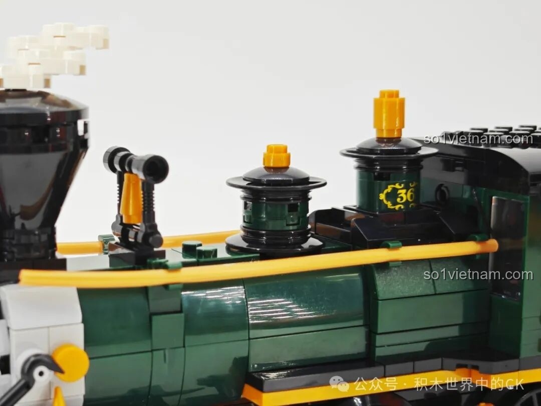 Mô hình tàu hỏa Funwhole F9036 đã hoàn thiện.