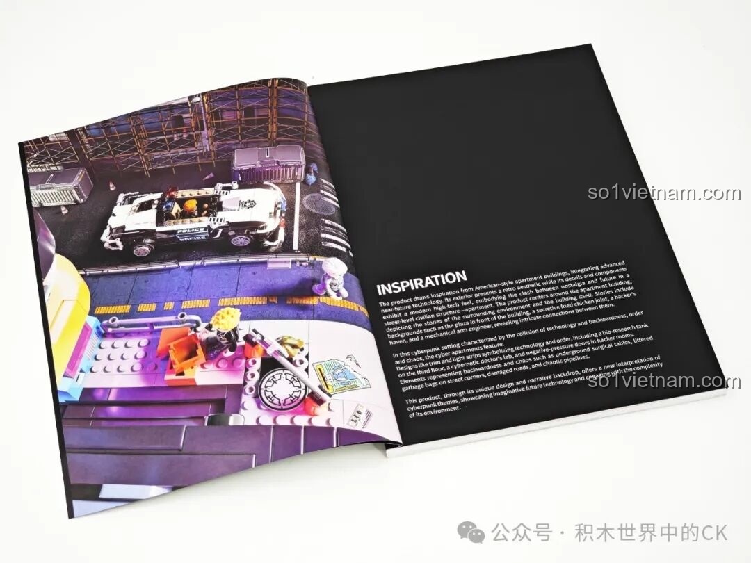 Trang giới thiệu nguồn cảm hứng thiết kế Cyberpunk của bộ FunWhole F9042.