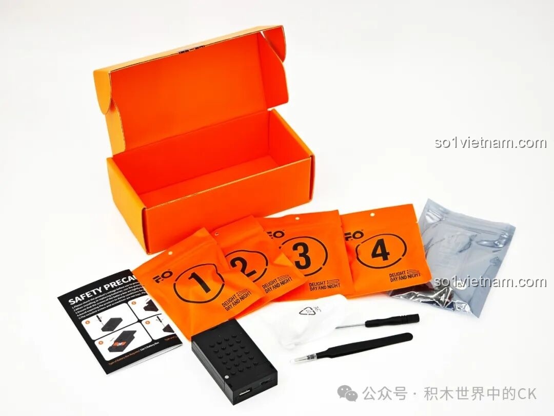 Dây đèn LED và các khối kết nối nhỏ của FunWhole F9042.