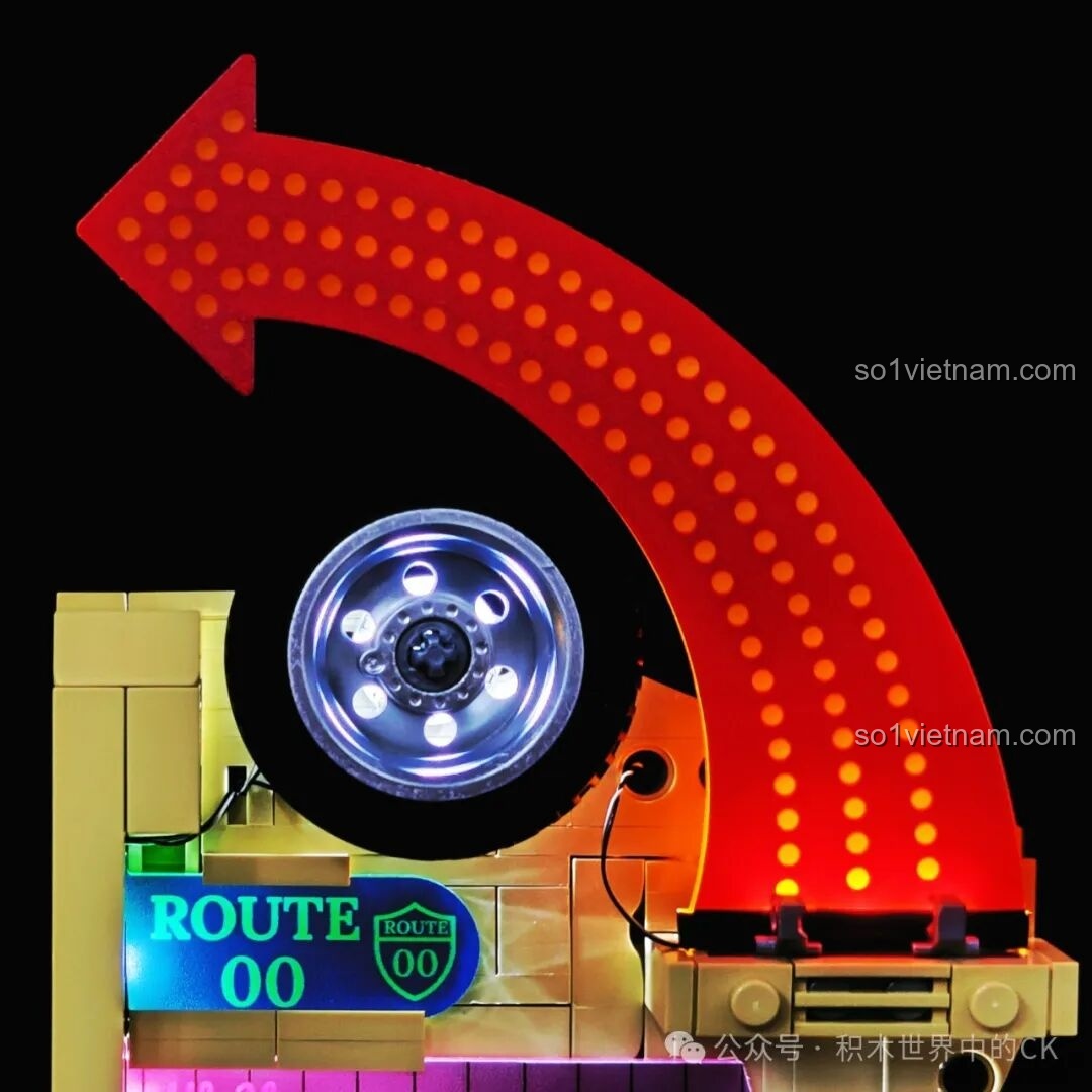 Chi tiết xe máy của bộ Funwhole F9054 Nhà nghỉ ven đường