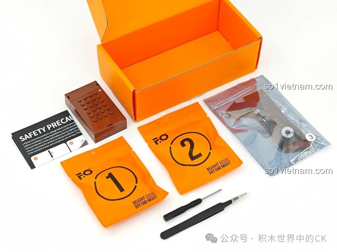 Hướng dẫn tìm kiếm các chi tiết trong bộ Funwhole F9054 Nhà nghỉ ven đường