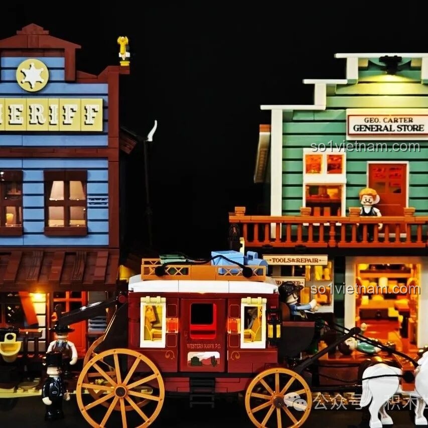 Bộ sưu tập các tòa nhà miền Tây của Funwhole.