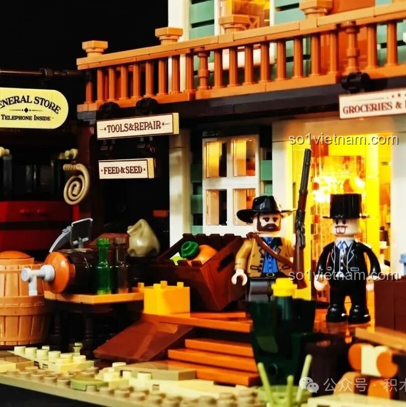 Bộ sưu tập các tòa nhà miền Tây của Funwhole.