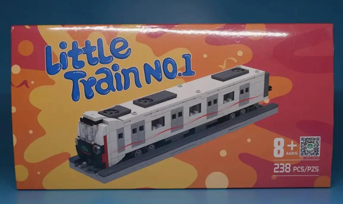 Bộ đồ chơi tàu điện ngầm Fuzhou Metro Little Train No.1 238 mảnh ghép, đồ chơi mô hình tàu điện cho bé trai 8 tuổi giá tốt