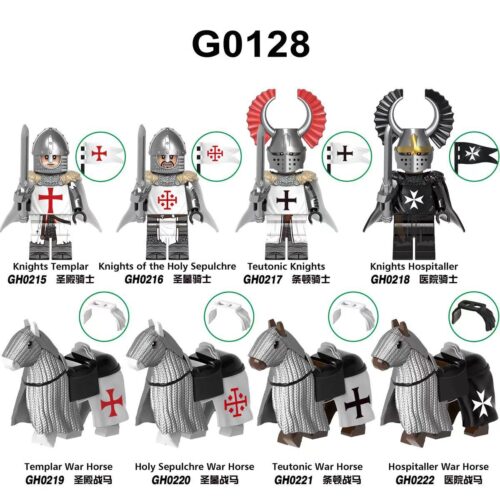 Bộ đồ chơi Ngựa Chiến Teutonic G-Brand GH0221 chất lượng cao, mô hình Ngựa Chiến Hiệp Sĩ cho bé trai 6 tuổi, giá tốt