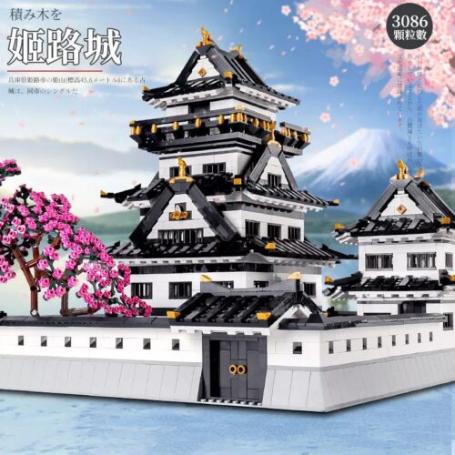 Bộ lắp ghép Lâu đài Himeji JX3086, mô hình kiến trúc Nhật Bản 3086 mảnh cho thanh niên 14 tuổi, giá rẻ.