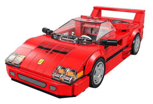 Mô hình Siêu xe đỏ tốc độ GAOMISI T1077 337 mảnh ghép