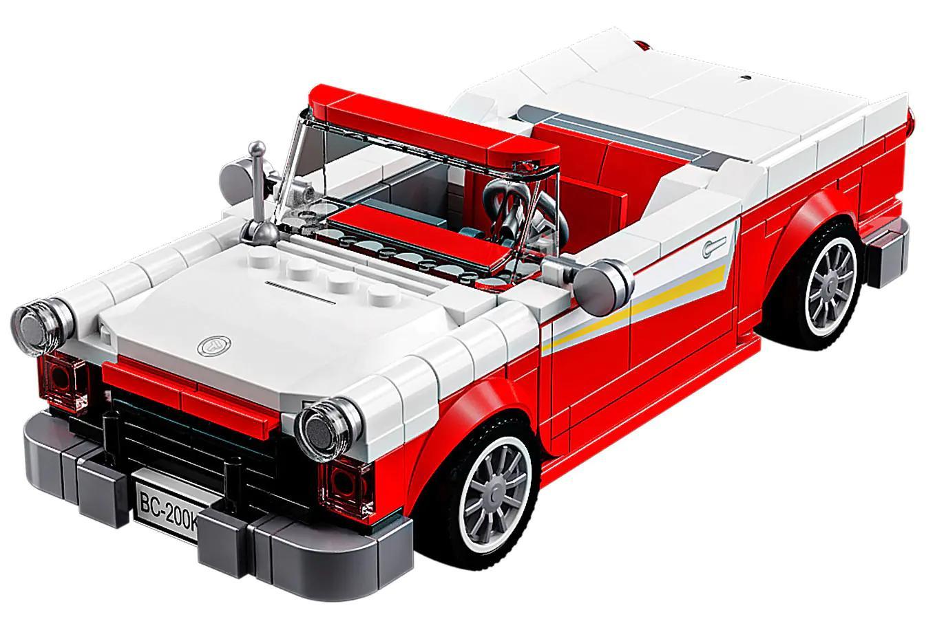 Bộ lắp ghép Xe Mui Trần Ford 1957 GAOMISI T1091, đồ chơi mô hình xe cổ điển cho bé trai 6 tuổi, giá rẻ.