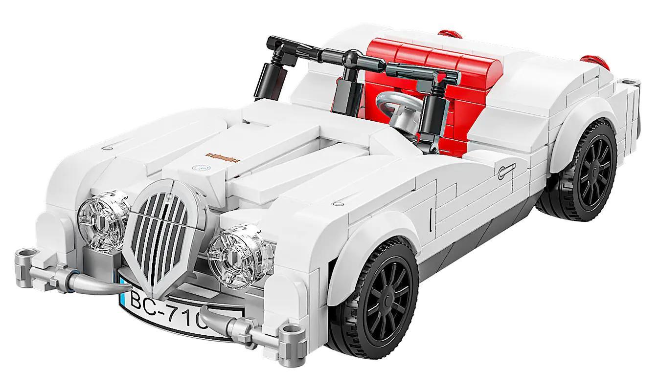 Bộ lắp ghép Xe Jaguar mui trần GAOMISI T1093, đồ chơi mô hình giá rẻ cho bé trai 6 tuổi yêu thích xe hơi cổ điển.