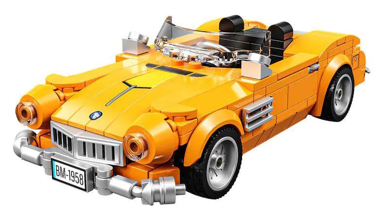 Xe mui trần cổ điển GAOMISI T1097 328 Mảnh, màu vàng, 6+ tuổi, 3D công nghệ khắc bạc, kích thước 15.8x7.2x4.1cm, hộp 38.5x27x6cm