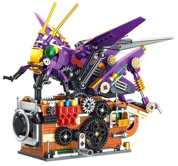 Bộ lắp ghép GAOMISI T2101 Châu Chấu Máy Móc Steampunk 626 mảnh, đồ chơi mô hình côn trùng cơ khí cho bé trai 6 tuổi giá rẻ.