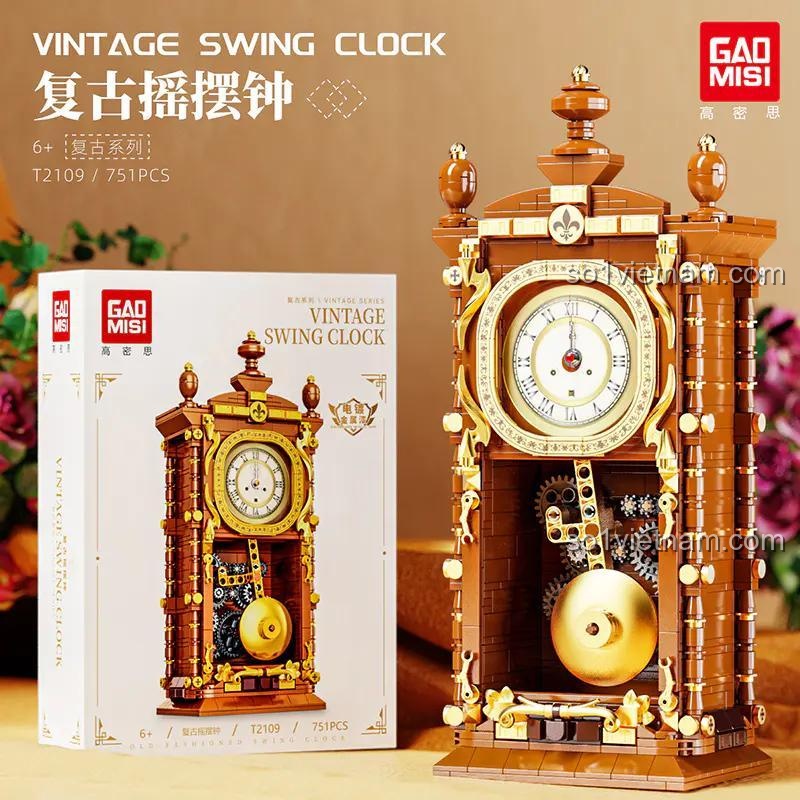 Tính năng quả lắc có thể chuyển động của đồ chơi trang trí 2109, mang lại sự sống động cho mô hình.