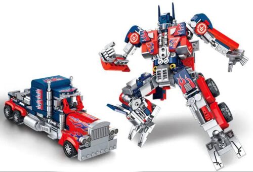 Bộ lắp ghép GAOMISI T3054 Optimus Prime Robot Xe tải, đồ chơi mô hình biến hình máy móc cho bé trai 6 tuổi, 533 mảnh ghép, giá tốt