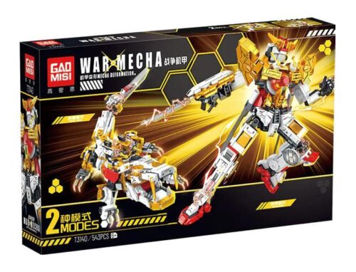 Hộp bộ lắp ghép GAOMISI T3140 Chiến Giáp Biến Hình 543 mảnh, đồ chơi mô hình robot chiến đấu cho bé trai 6 tuổi, giá tốt
