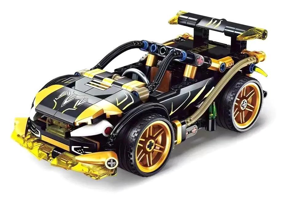 Bộ lắp ráp GBL KY1096 Siêu Xe Thể Thao Yếu Kim Tấn Tốc Báo màu vàng đen, đồ chơi mô hình GBL KY1096 giá tốt cho bé trai 6 tuổi.