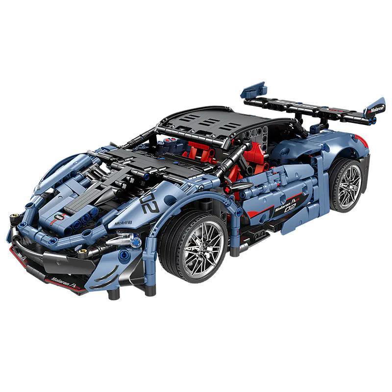 Siêu xe xanh McLaren GBL KY1105 điều khiển từ xa, bộ đồ chơi xe đua tốc độ cao cho bé trai 8 tuổi