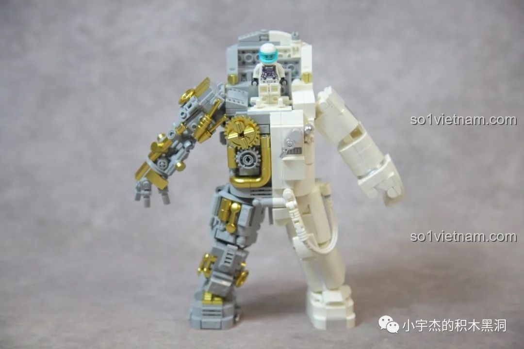 Mô hình GISEGA G8901 Phi Hành Gia Bán Cơ Khí hoàn chỉnh với thiết kế độc đáo, màu sắc hài hòa và mạnh mẽ.