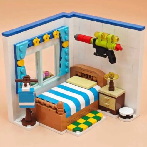 Gobricks G2311 Phòng của người sưu tầm bộ lắp ghép đồ chơi mô hình chi tiết cao