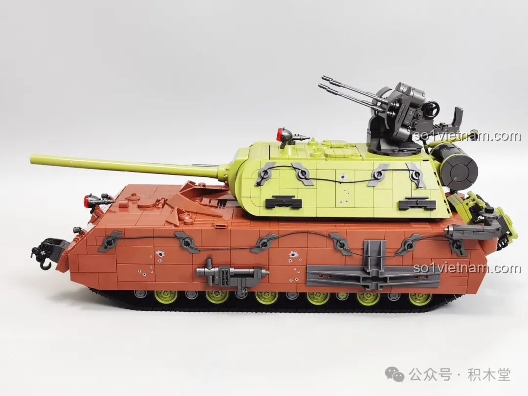 Góc nâng nòng pháo tối đa của xe tăng Maus 12GO 98002, mô phỏng chính xác thông số game.