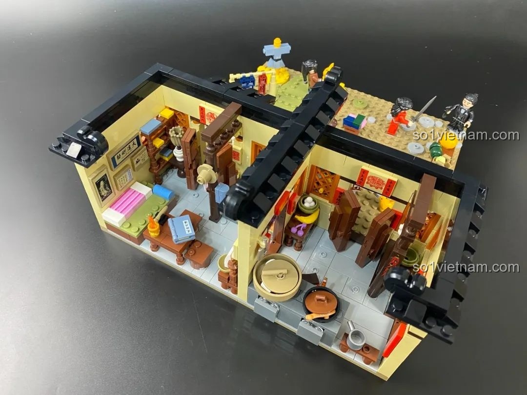 Góc nhìn toàn cảnh nội thất bên trong các căn phòng của mô hình Pantasy 86221.