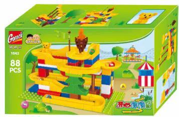 GOROCK 1044 Bộ đồ chơi đường trượt vui vẻ tương thích LEGO® Duplo® cho bé 3 tuổi