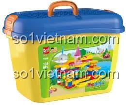 GOROCK 1046 Bộ đồ chơi Công viên nước vui nhộn, 139 mảnh, đồ chơi giáo dục cho bé 3 tuổi, thiết kế vali tiện lợi, thế giới nước kỳ diệu, giá tốt