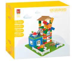 GOROCK 1060 Trang trại Cối Xay Gió bộ đồ chơi lắp ghép 149 mảnh cho bé 3 tuổi