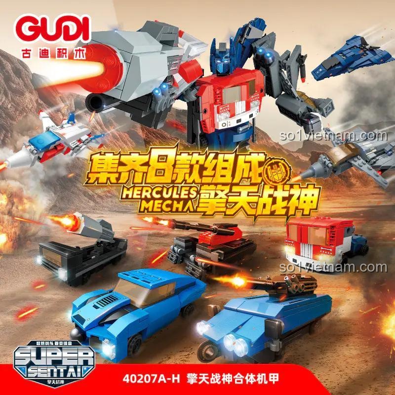 Các mẫu lắp ráp từ bộ GUDI 40207