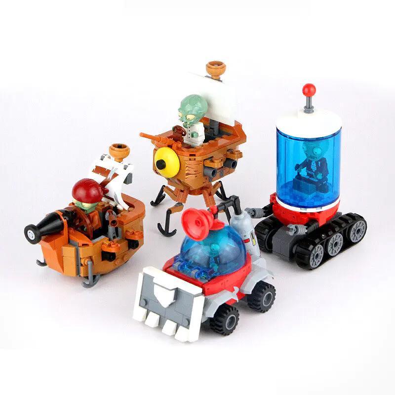 Bộ Lắp Ghép Xe Cộ Plants vs. Zombies 4 Mẫu GUDI 60014 - Xe cộ Plants vs. Zombies