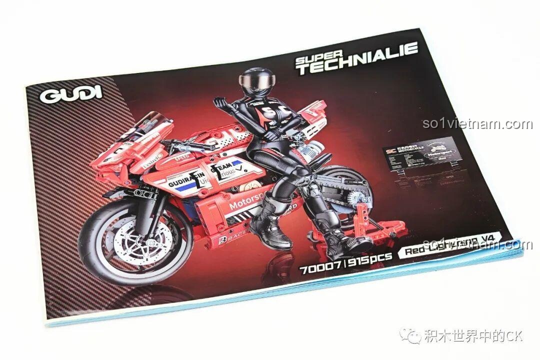 Sách hướng dẫn lắp ráp GUDI 70007 