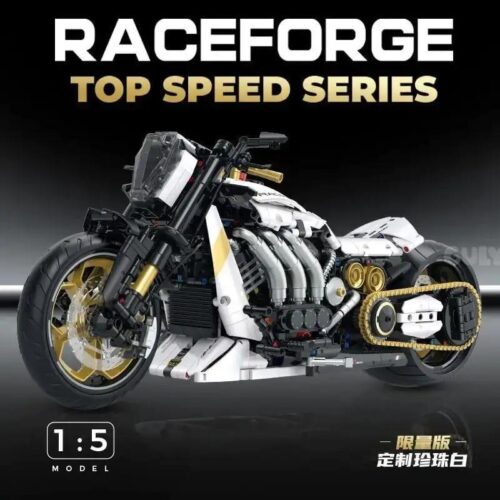 Mô tô Tốc độ Cao Raceforge GULY 60522 tỉ lệ 1:5, bộ lắp ghép mô tô tốc độ cao, đồ chơi mô hình xe mô tô, đồ chơi sáng tạo cho bé trai 14 tuổi, giá tốt
