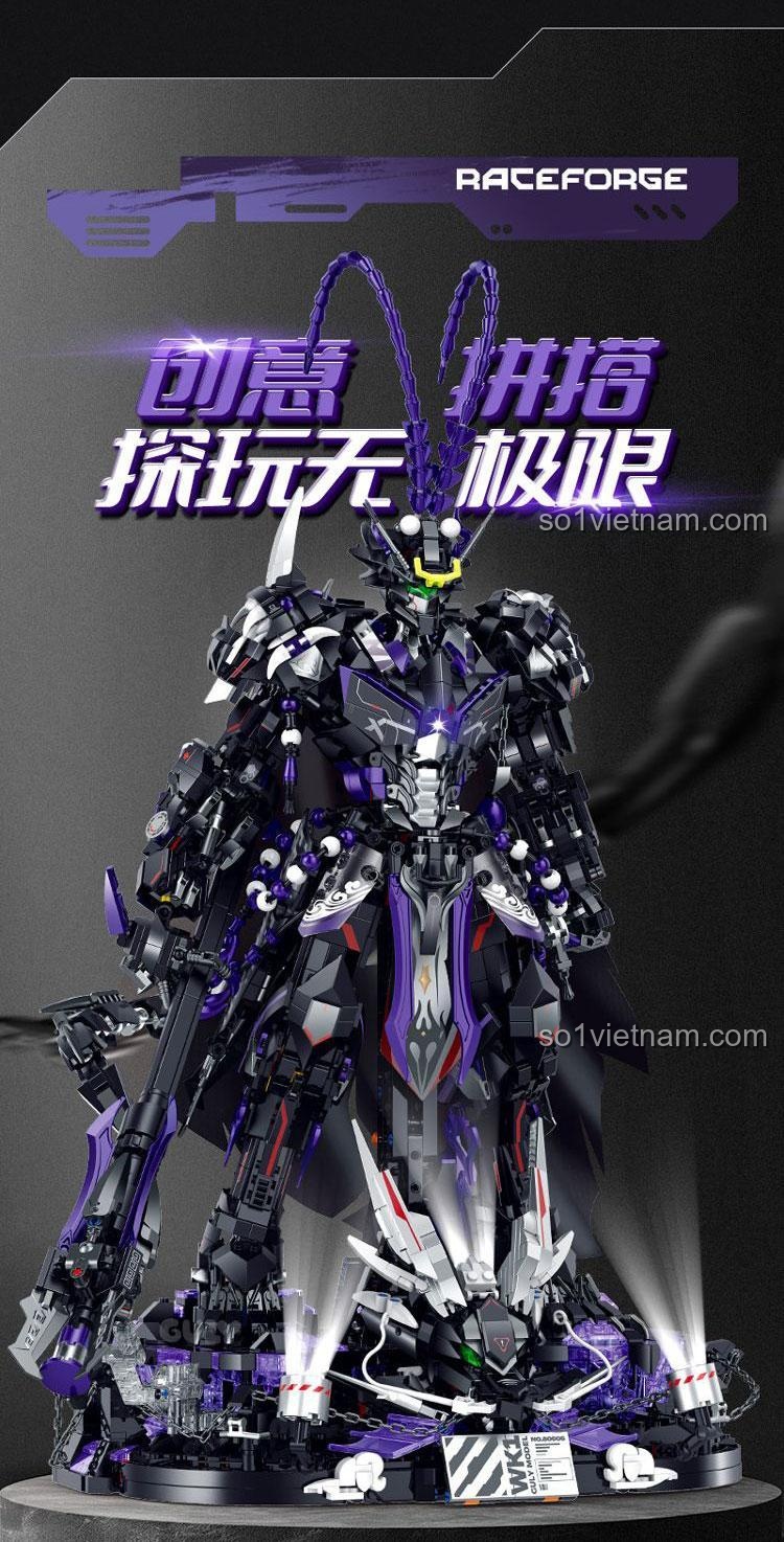 Mecha Tề Thiên Đại Thánh GULY 80505 với thiết kế sáng tạo, khám phá không giới hạn, đồ chơi lắp ghép cho bé trai.