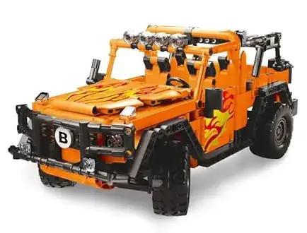 Bộ lắp ghép Xe Jeep Địa Hình HAPPY BUILD YC-23040 giá tốt cho bé trai 8 tuổi, đồ chơi lắp ráp Xe Off-road chất lượng cao.