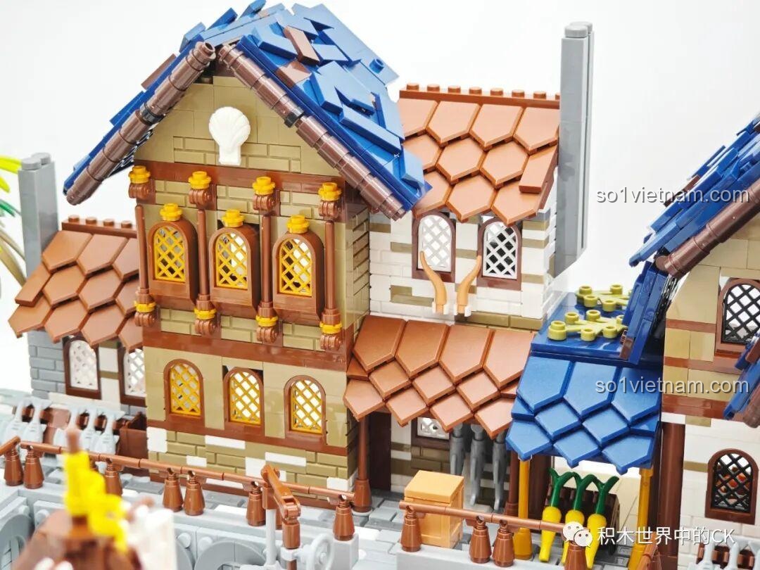 Hệ thống ròng rọc trên bến cảng của JIESTAR 89152 Cảng Trung Cổ, thể hiện chức năng.