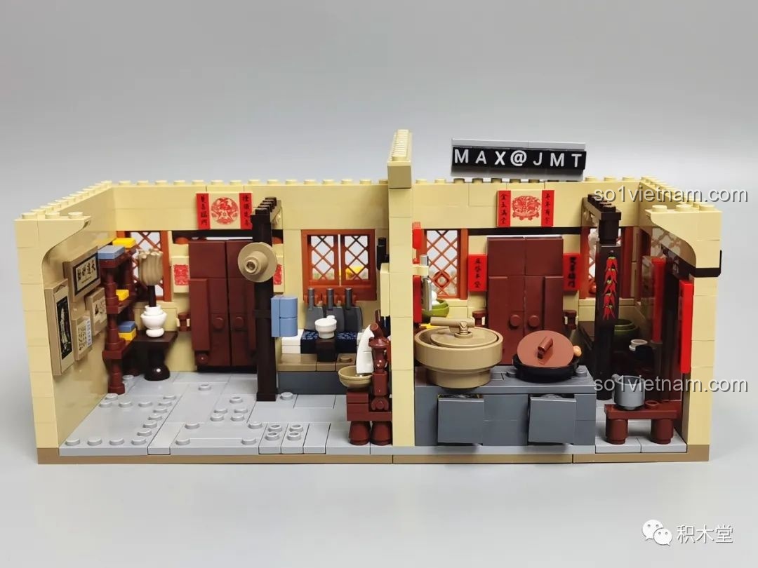 Hoàn thiện phần tầng trệt của khách điếm, bao gồm nhà bếp và phòng ngủ.