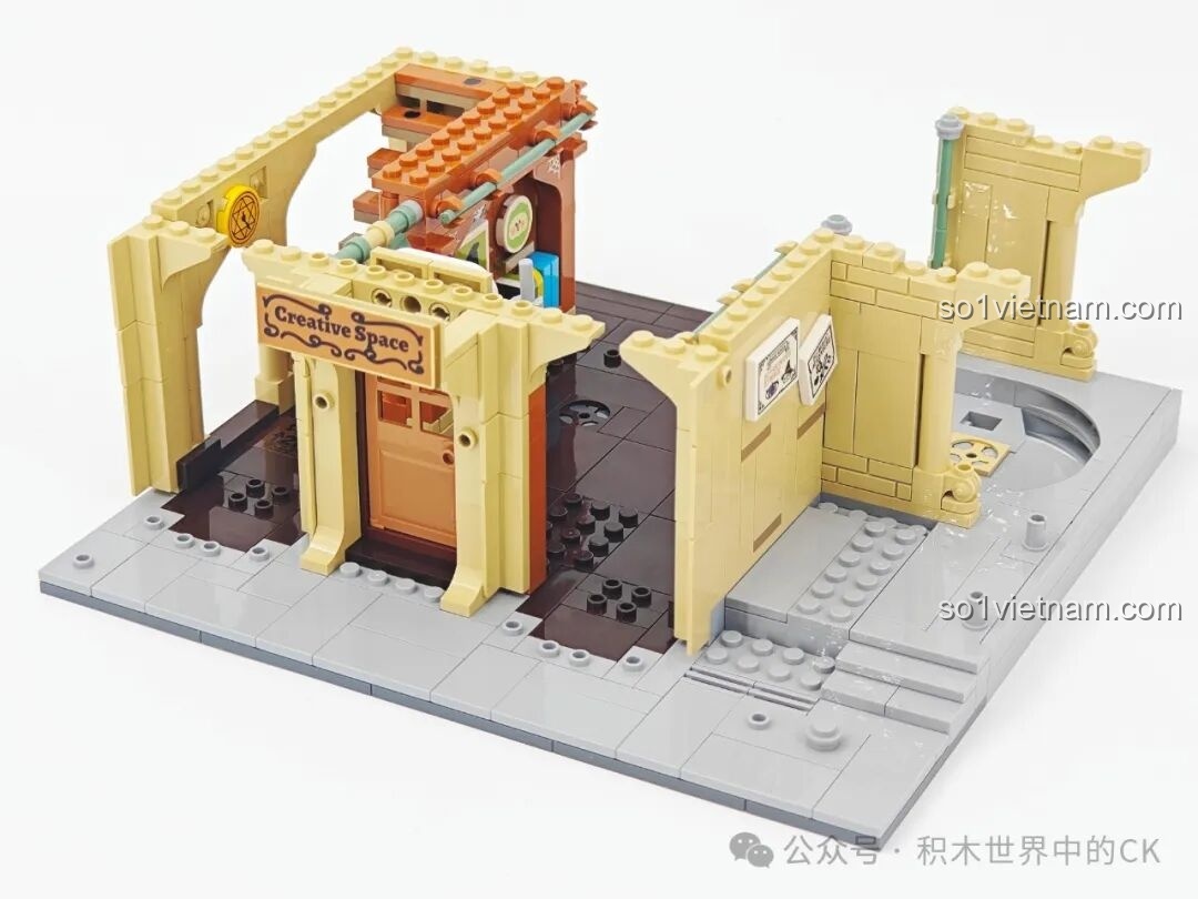 Khung cơ bản của Lớp Học Nghệ Thuật TC2037 Học Viện Phép Thuật BEBE đang dần hình thành, với các bức tường và cửa ra vào.