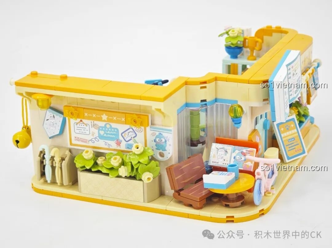 Hộp bộ lắp ráp Học Viện Sanrio TC2068 - Khu Vườn Tuổi Thơ