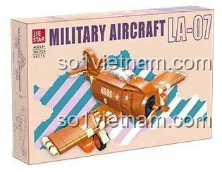 Hộp đồ chơi mô hình JIE STAR 58275, quà tặng sáng tạo cho con trai yêu thích máy bay quân sự.