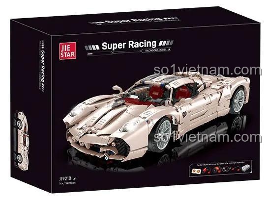 Hộp đồ chơi mô hình JIESTAR JJ9210 Pagani Utopia, quà tặng sinh nhật ý nghĩa cho thanh thiếu niên đam mê xe.