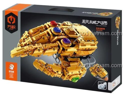 Hộp đựng bộ lắp ghép Găng Tay Vô Cực Thanos IM.Master 6839, đồ chơi sáng tạo cho bé trai