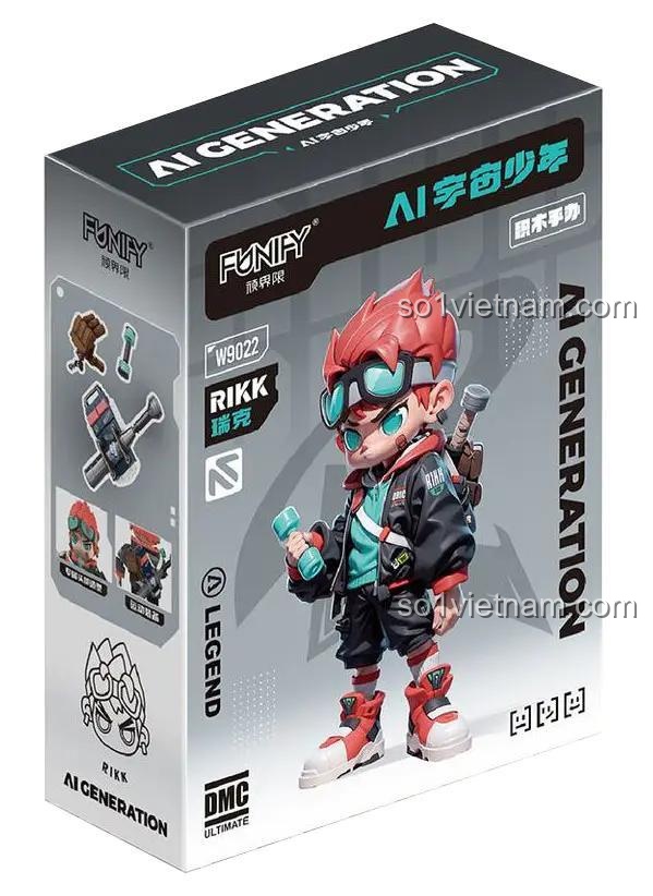 Hộp sản phẩm AI Vũ Trụ Thiếu Niên Rikk FUNIFY W9022