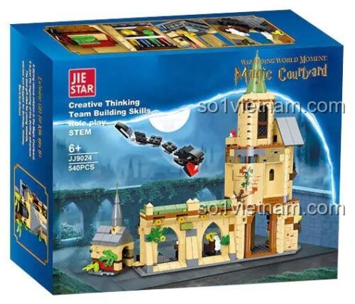 Hộp đựng bộ đồ chơi Sân Vườn Phép Thuật Hogwarts JIESTAR JJ9024