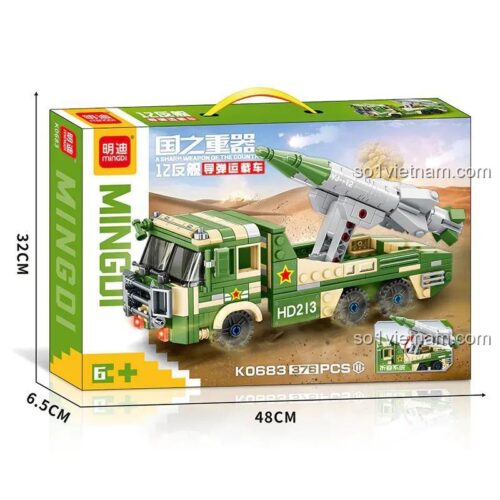 Hộp đựng Xe Tải Tên Lửa Chống Hạm MingDi K0683